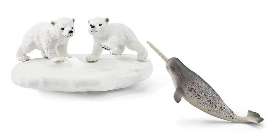 SCALE MODEL COMPATIBLE WITH SLIDE FOR POLAR BEARS SCHLEICH 3D FIGURES SCH42531