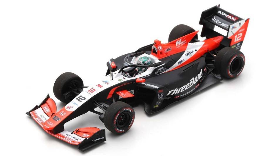 SCALE MODEL COMPATIBLE WITH SF19 N.12 SUPER FORMULA 2022 NIREI FUKUZUMI 1:43 SPARK MODEL SJ118