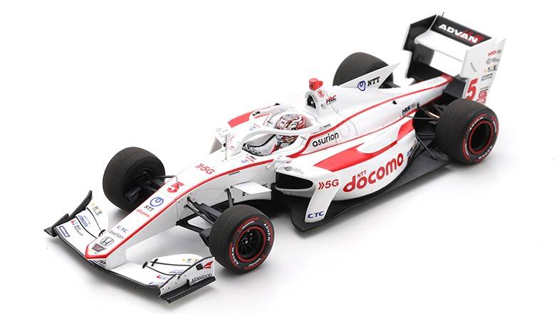 SCALE MODEL COMPATIBLE WITH SF19 N.5 SUPER FORMULA 2022 TADASUKE MAKINO 1:43 SPARK MODEL SJ114