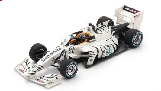 SCALE MODEL COMPATIBLE WITH SF19 NEXT50 TEST 2022 "WHITE TIGER" 1:43 SPARK MODEL SJ132