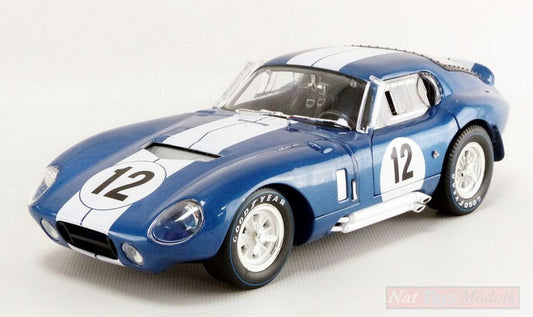 MODELLINO IN SCALA COMPATIBILE CON SHELBY COBRA DAYTONA COUPE N.12 DNF LM 1965 J.SCHLESSER-A.GRANT 1:18 CMR CLASSIC MODEL REPLIC