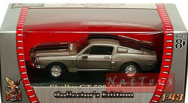 Shelby GT 500-KR 1965 Silver Road Signature 1:43 publishing model