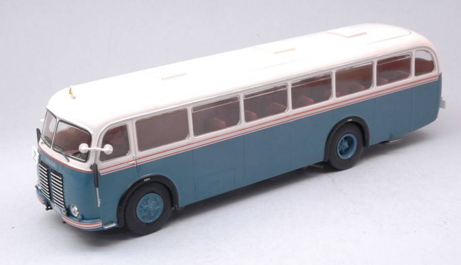 SCALE MODEL COMPATIBLE WITH SKODA 706 RO GREY/WHITE 1:43 IXO MODEL BUS031LQ