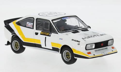 SCALE MODEL COMPATIBLE WITH SKODA MTX 160 N.1 RALLY WM PRIBRAM 1984 BLAHNA/SCHOVANEK 1:43 IXO MODEL RAC416C