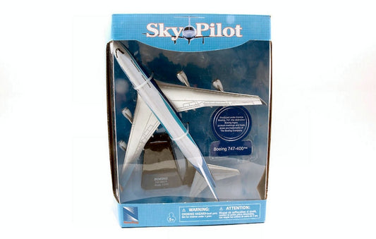 MODELLINO IN SCALA COMPATIBILE CON SKYPILOT PASSENGERS PLANES BOEING 747-400 cm 24 SCALA 1:270 NEW RAY NY20673A