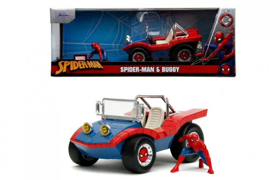 MODELLINO IN SCALA COMPATIBILE CON SPIDER-MAN & BUGGY 1:24 JADA TOYS JADA253225030