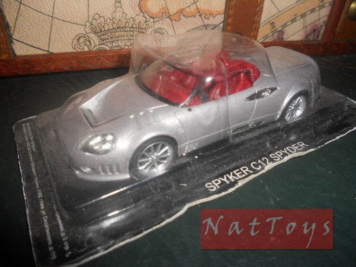 publishing model Spyker C12 Spyder Silver Spider 1:43 Car