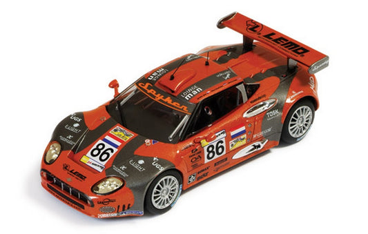 SCALE MODEL COMPATIBLE WITH SPYKER C8 N.86 RETIRED (ENGINE) LM 2007 JANIS-HEZEMANS-KANE 1:43 IXO MODEL LMM226