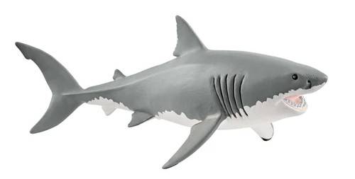 SCALE MODEL COMPATIBLE WITH WHITE SHARK
 SCHLEICH SCH14809 DIE CAST