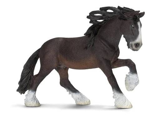 SCALE MODEL COMPATIBLE WITH SHIRE SCHLEICH STALLION SCH13734 3D FIGURES