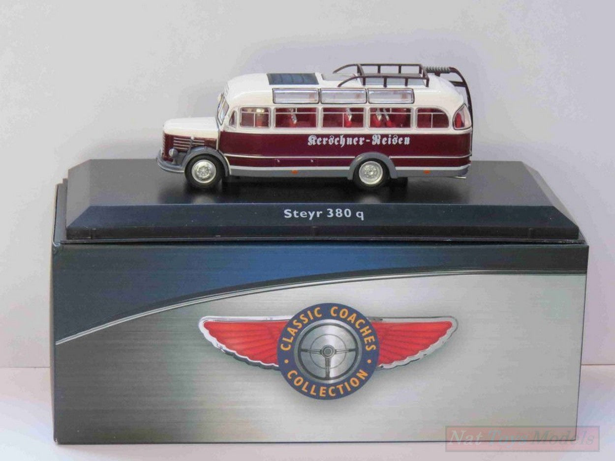 SCALE MODEL COMPATIBLE WITH Steyr 380 Q 1955 Classic Coaches Bus Collection 1:72 Atlas DIECAST