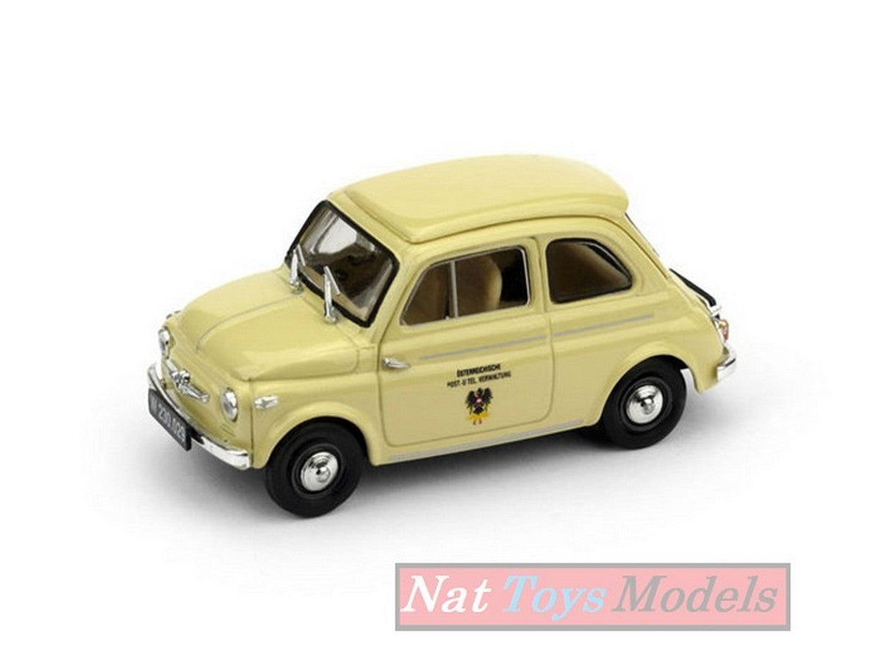 MODELLINO IN SCALA COMPATIBILE CON STEYR PUCH 500D 1959 POSTE AUSTRIACHE 1:43 BRUMM BM0588