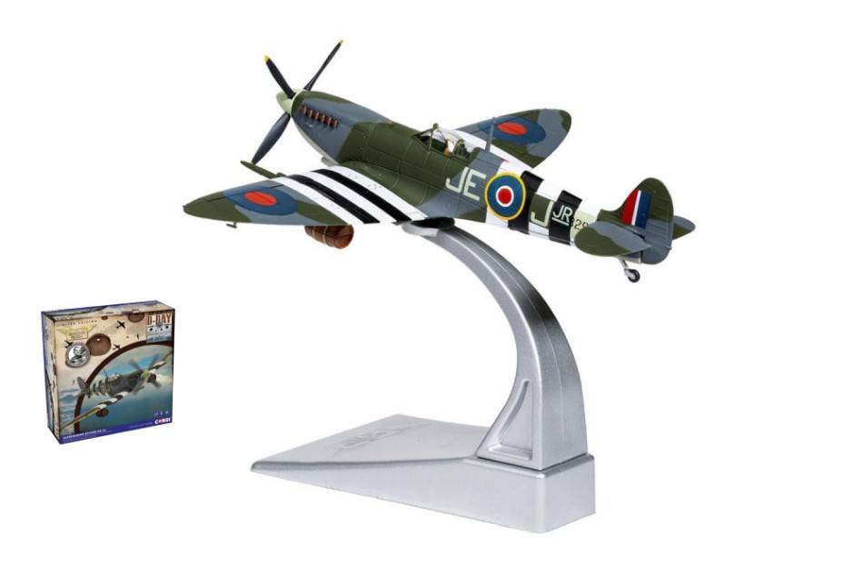 MODELLINO IN SCALA COMPATIBILE CON SUPERMARINE SPITFIRE MkIX JE JOHNSON N.144 1:72 CORGI AA29101