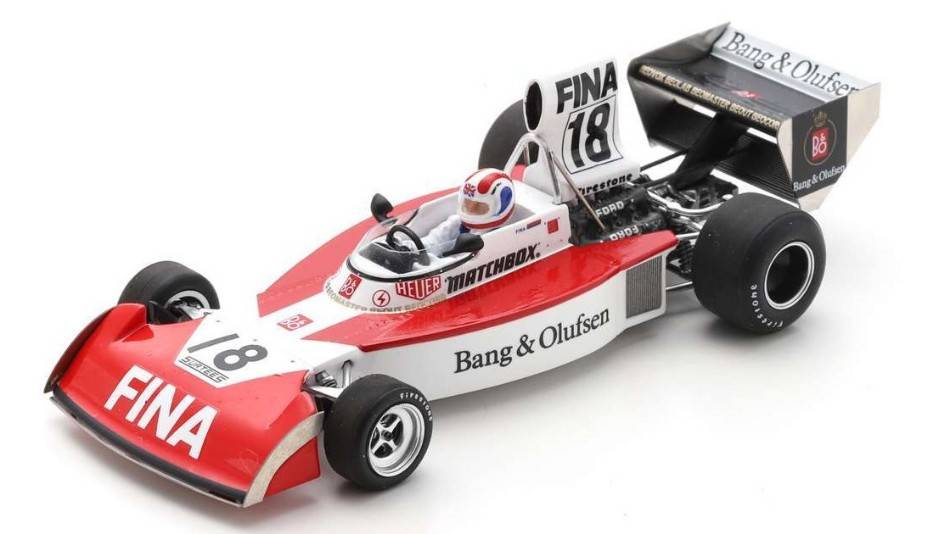 SCALE MODEL COMPATIBLE WITH SURTEES TS16 N.18 GERMAN GP 1974 DEREK BELL 1:43 SPARK MODEL S9655