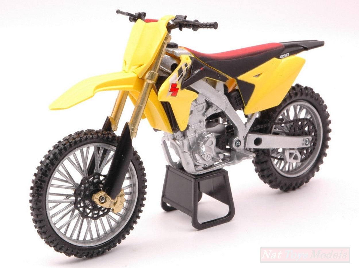 SCALE MODEL COMPATIBLE WITH SUZUKI CROSS RMZ 450 1:12 NEW RAY NY57703S