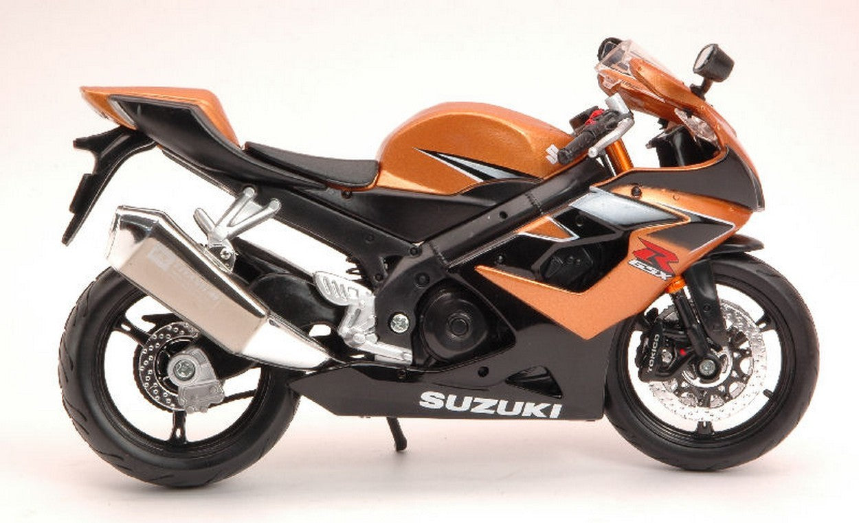 SCALE MODEL COMPATIBLE WITH SUZUKI GSX-R1000 GOLD METALLIC 1:12 MAISTO MI05218G