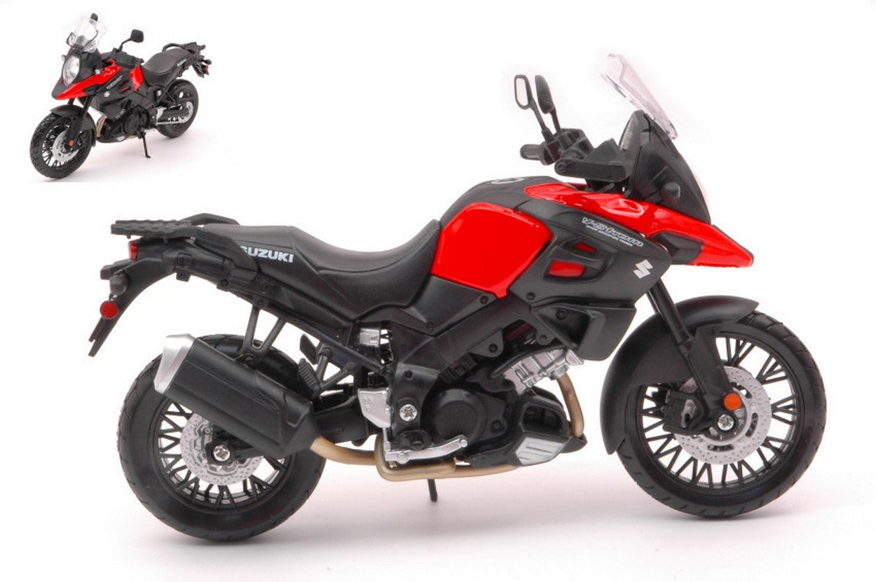 SCALE MODEL COMPATIBLE WITH SUZUKI V-STORM RED 1:12 MAISTO MI19130