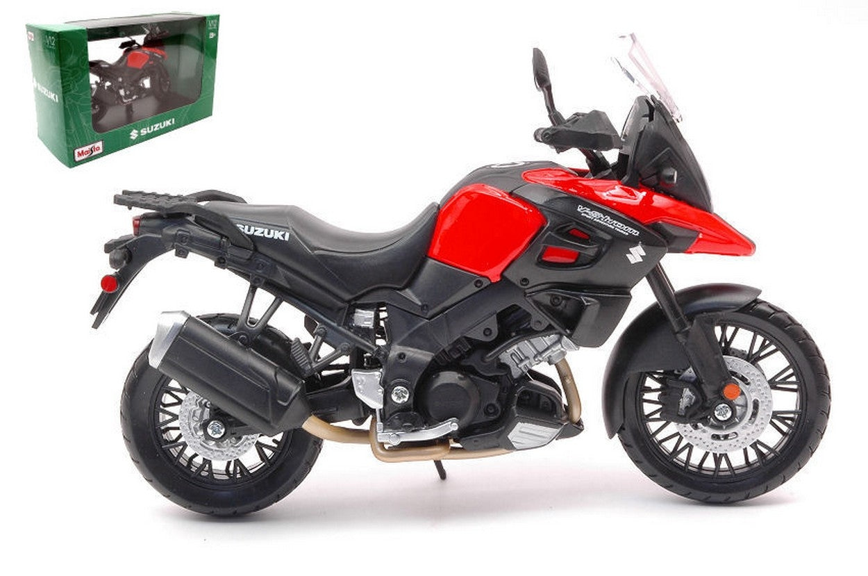 SCALE MODEL COMPATIBLE WITH SUZUKI V-STROM 1:12 MAISTO MI32711