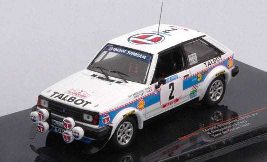 MODELLINO IN SCALA COMPATIBILE CON TALBOT SUNBEAM LOTUS N.2 TOUR DE CORSE 1981 FREQUELIN/TODT 1:43 IXO MODEL RAC370A