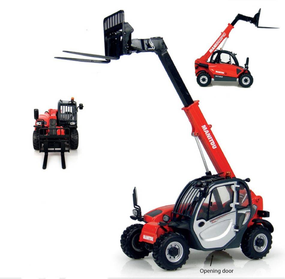 SCALE MODEL COMPATIBLE WITH MANITOU MT 625 COMFORT WITH FORK 1:32 UNIVERSAL HOBBIES UH2924 TELEHANDLER