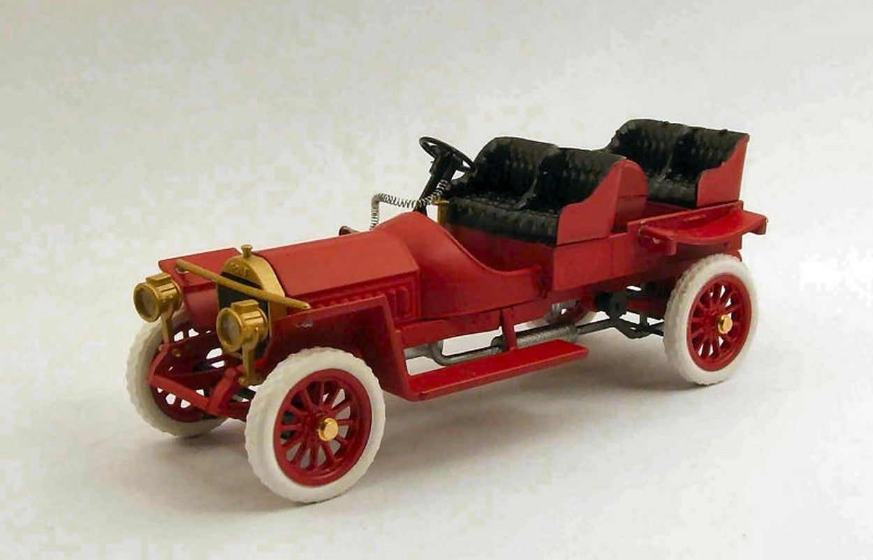 MODELLINO IN SCALA COMPATIBILE CON THOMAS FLYER 1908 STRADALE RED 1:43 RIO RI4386