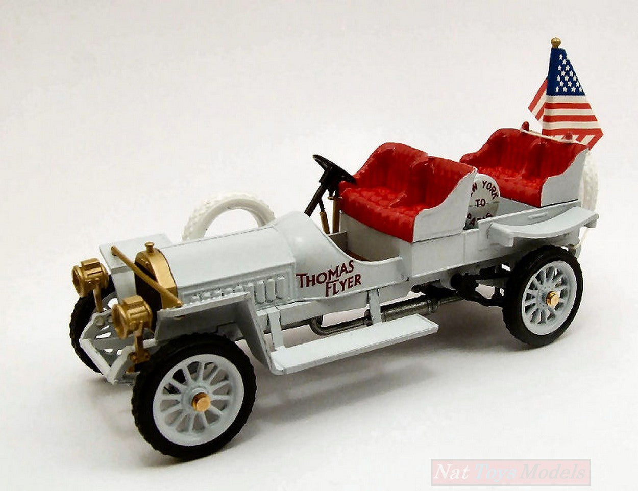 SCALE MODEL COMPATIBLE WITH THOMAS FLYER NEW YORK-PARIS 1908 1:43 RIO RI4304