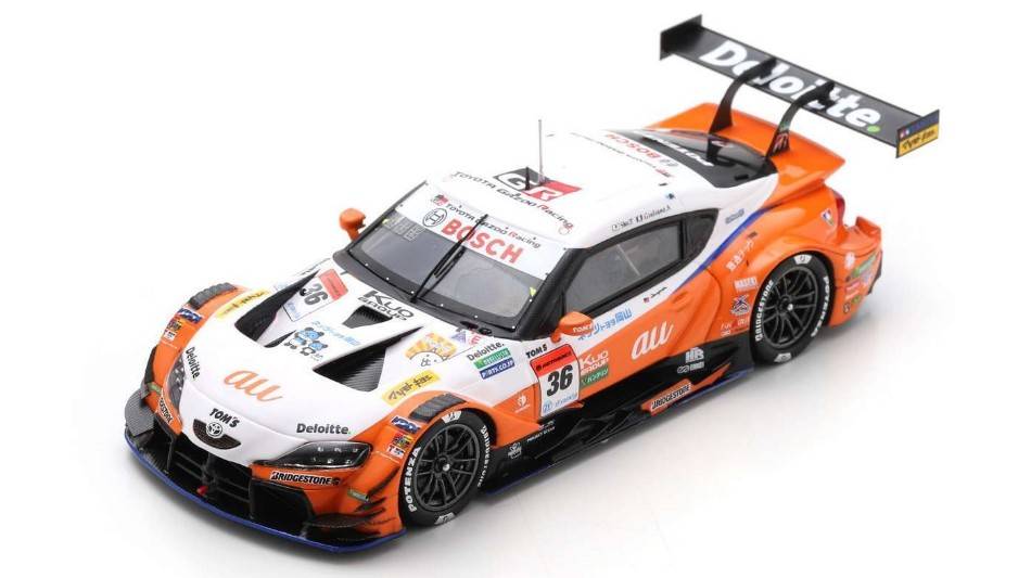 MODELLINO IN SCALA COMPATIBILE CON TOM'S GR SUPRA N.36 GT500 SUPER GT 2022 S.TSUBOI-G.ALESI 1:43 SPARK MODEL SGT030