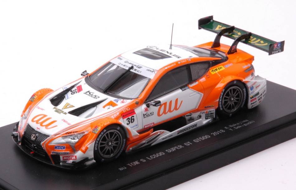 MODELLINO IN SCALA COMPATIBILE CON TOM'S LC500 N.36 SUPER GT500 2018 K.NAKAJIMA-Y.SEKIGUCHI 1:43 EBBRO EB45613