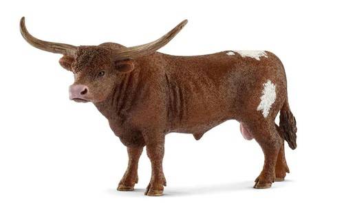 SCALE MODEL COMPATIBLE WITH TEXAS BULL LONGHORN SCHLEICH FIGURE 3D SCH13866 MODEL