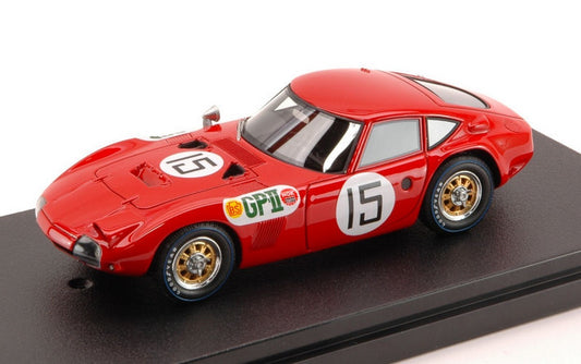 SCALE model COMPATIBLE WITH TOYOTA 2000 GT N.15 1966 JAPAN GP 1:43 HPI RACING HPI8335