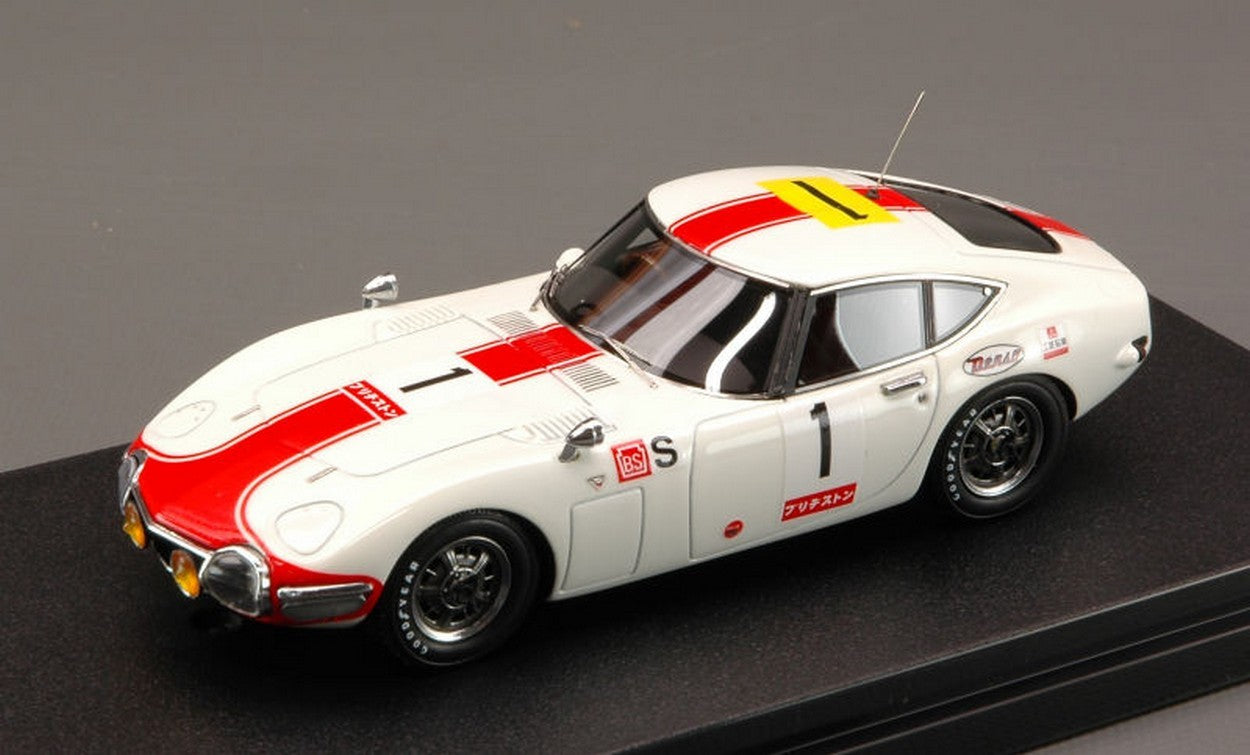 MODELLINO IN SCALA COMPATIBILE CON TOYOTA 2000GT N.1 FUJI 1967 1:43 HPI RACING HPI8337