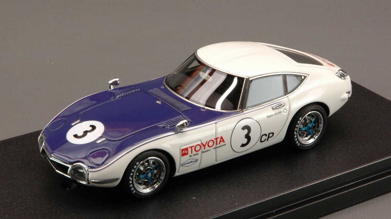 SCALE MODEL COMPATIBLE WITH TOYOTA 2000GT N.3 SCCA 1968 1:43 HPI RACING HPI8338