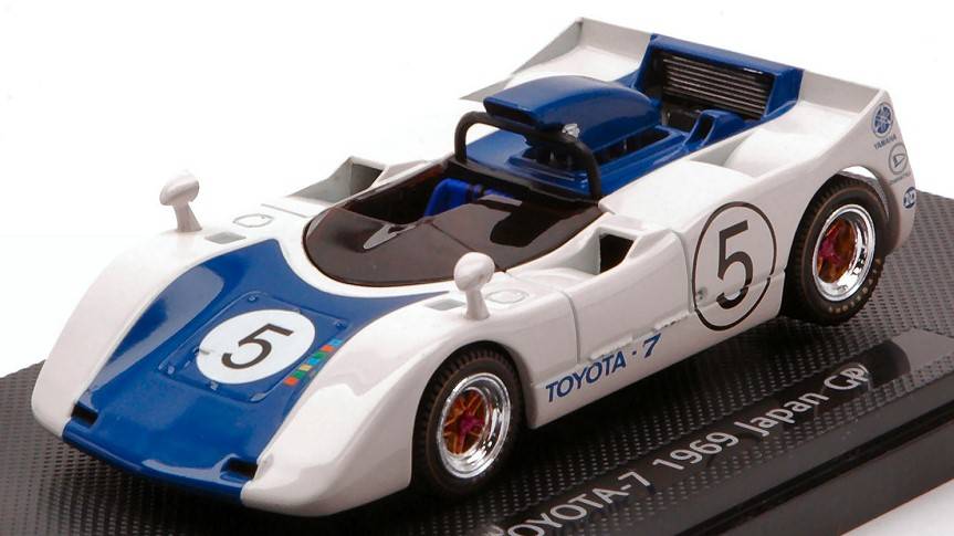 MODELLINO IN SCALA COMPATIBILE CON TOYOTA-7 N.5 JAPAN GP 1969 1:43 EBBRO EB44720