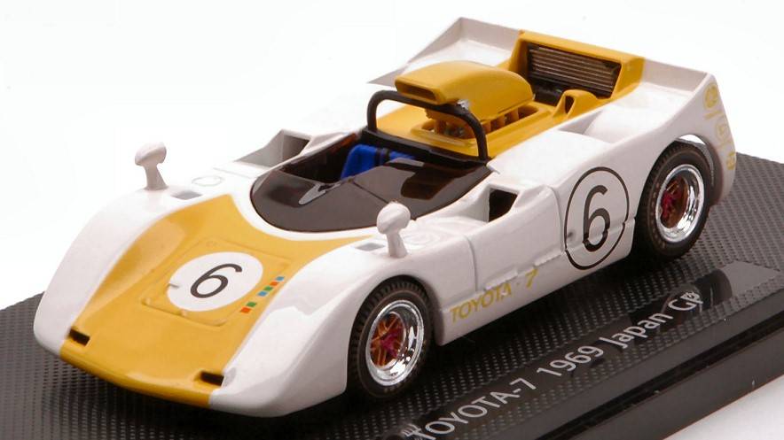 MODELLINO IN SCALA COMPATIBILE CON TOYOTA-7 N.6 JAPAN GP 1969 1:43 EBBRO EB44721