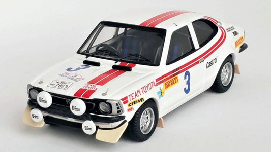 SCALE MODEL COMPATIBLE WITH TOYOTA COROLLA LEVIN N.3 ACROPOLIS RALLY 1975 WARMBOLD/DAVENPORT 1:43 TROFEU TFRRGR09