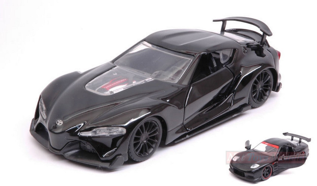 SCALE model COMPATIBLE WITH Toyota FT-1 CONCEPT BLACK JDM TUNERS 1:32 jada toys JADA98415