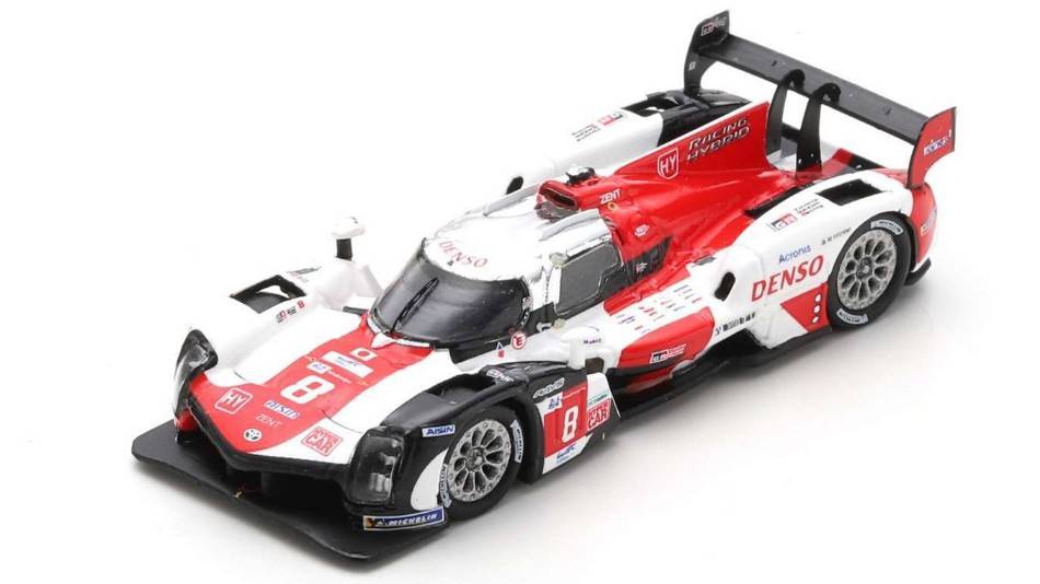 MODELLINO IN SCALA COMPATIBILE CON TOYOTA GR010 N.8 2nd LM 2021 BUEMI-NAKAJIMA-HARTLEY 1:87 SPARK MODEL 87S162