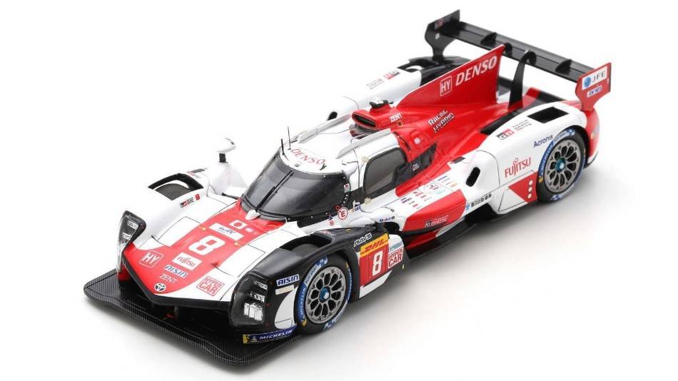 MODÈLE RÉDUIT COMPATIBLE AVEC TOYOTA GR010 N.8 WINNER 6 H FUJI 2022 HARTLEY-HIRAKAWA-BUEMI 1:43 SPARK MODEL SJ103