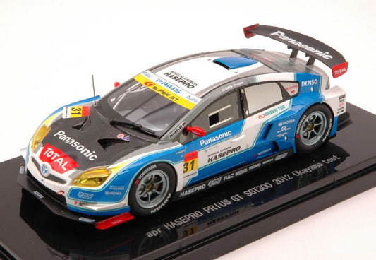 SCALE MODEL COMPATIBLE WITH TOYOTA PRIUS N.31 SUPER GT300 2012 OKAYAMA TEST 1:43 EBBRO EB44829