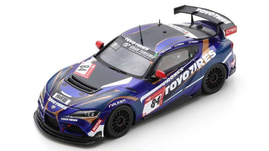 MODELLINO IN SCALA COMPATIBILE CON TOYOTA SUPRA GT4 N.84 24 H NURBURGRING 2022 ARNOLD-WALDOW-WAZQUEZ 1:43 SPARK MODEL SG859