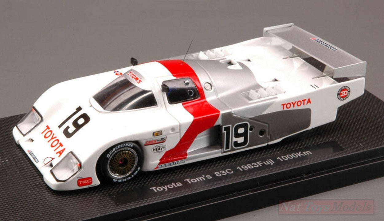 MODELE REDUIT COMPATIBLE AVEC TOYOTA TOM S 83C N.19 DNF 1000 KM FUJI MATSUMOTO-HOSHINO-SEKIYA 1:43 EBBRO EB44478