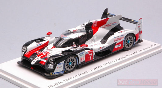 SCALE MODEL COMPATIBLE WITH TOYOTA TS050 HYBRID N.7 2nd LM 2019 M.CONWAY-K.KOBAYASHI-JMLOPEZ 1:43 SPARK MODEL S7904