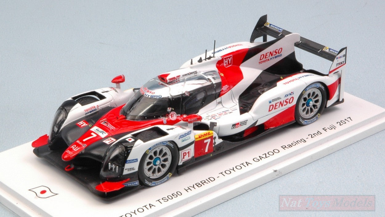 SCALE MODEL COMPATIBLE WITH TOYOTA TS50 HYBRID N.7 2ND FUJI 2017 CONVAY-KOBAYASHI-LOPEZ 1:43 SPARK MODEL SJ054