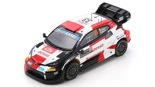 SCALE MODEL COMPATIBLE WITH TOYOTA YARIS N.33 4th RALLY MONTE CARLO 2023 E.EVANS-S.MARTIN 1:43 SPARK MODEL S6719