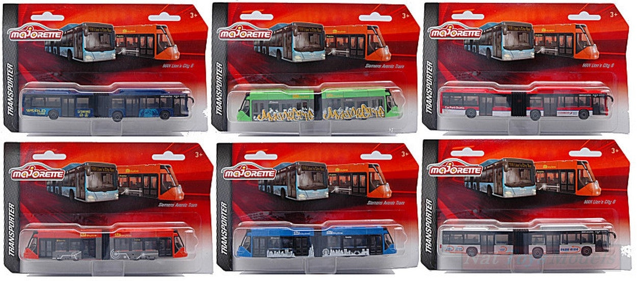 MODELLINO IN SCALA COMPATIBILE CON TRANSPORTER AUTOBUS cm 18 MAJORETTE MJ212053303