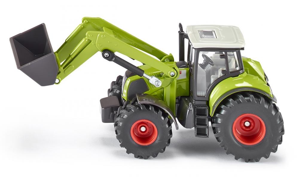 SCALE MODEL COMPATIBLE WITH CLAAS AXION 850 TRACTOR WITH FRONT LOADER 1:50 SIKU SK1979