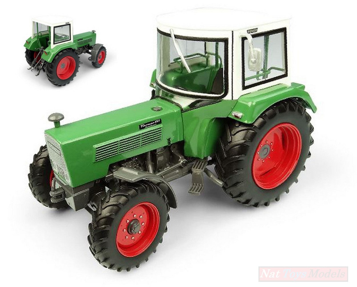 SCALE MODEL COMPATIBLE WITH FENDT FARMER 106S TURBOMATIK W/M611 CABIN 4WD TRACTOR 1:32 UNIVERSAL UH5312