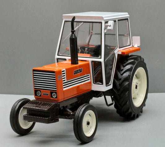 SCALE MODEL COMPATIBLE WITH FIAT 880 2x4 WHITE CAB TRACTOR 1:32 REPLICAGRI REPLI163