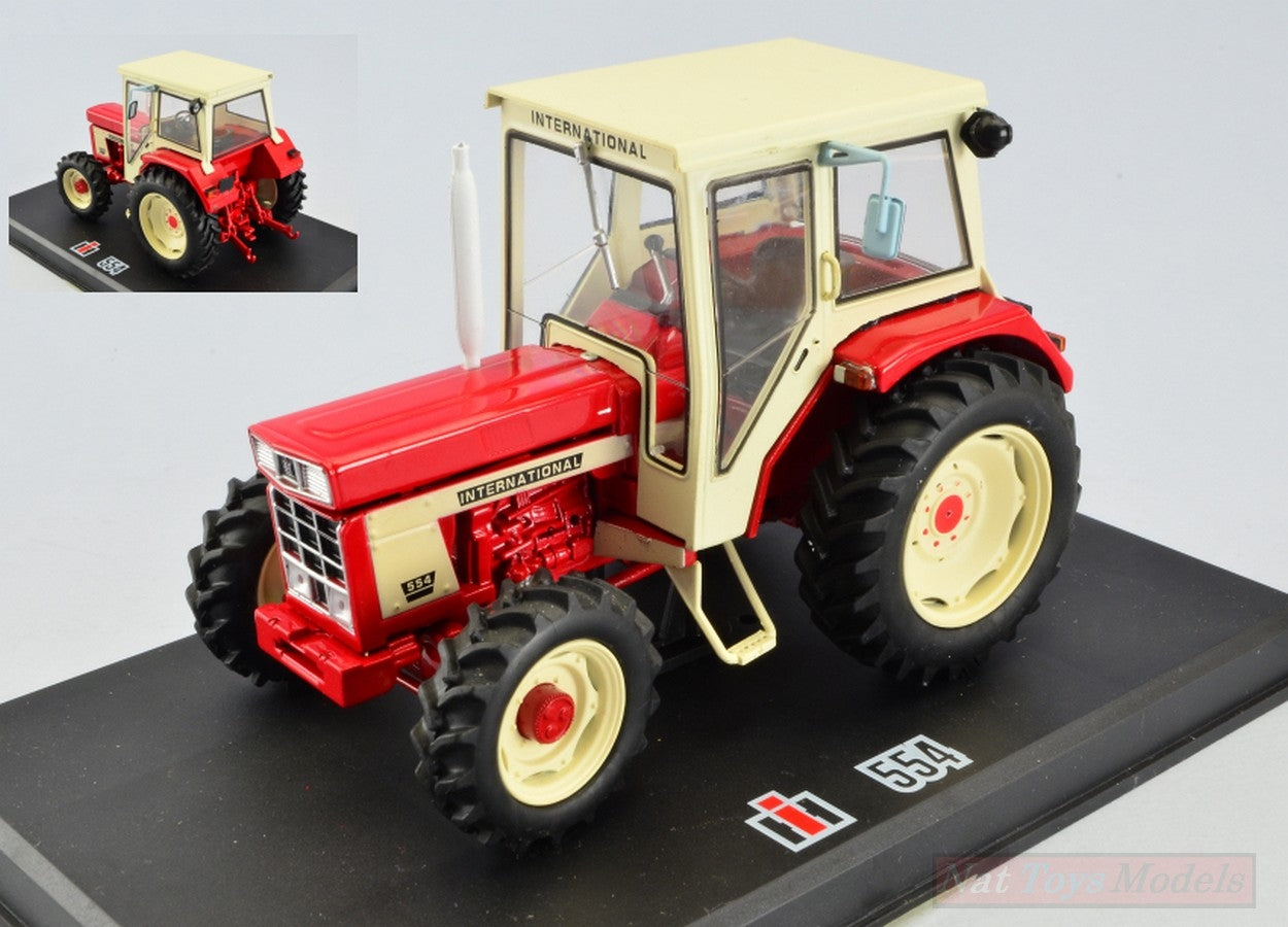 MODELE REDUIT COMPATIBLE AVEC TRACTEUR INTERNATIONAL IH 554 4x4 1:32 REPLICAGRI REPLI199