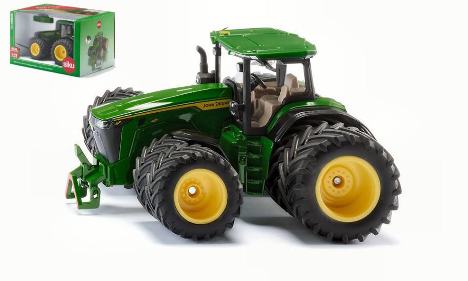 MODELLINO IN SCALA COMPATIBILE CON TRATTORE JOHN DEERE 8R 410 1:32 SIKU SK3292